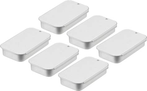 2x3 inch slide top box metal|60 PCS Metal Slide Top Tin Containers, 2.36 x 1.34 x 0.43 Inch .